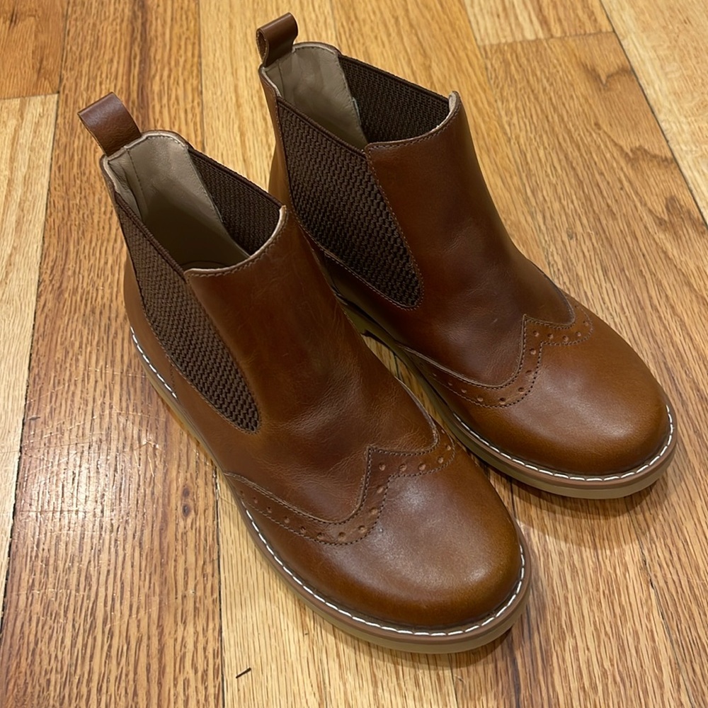 Elephantito Leather bootie, apache Sz US 1, EU 31